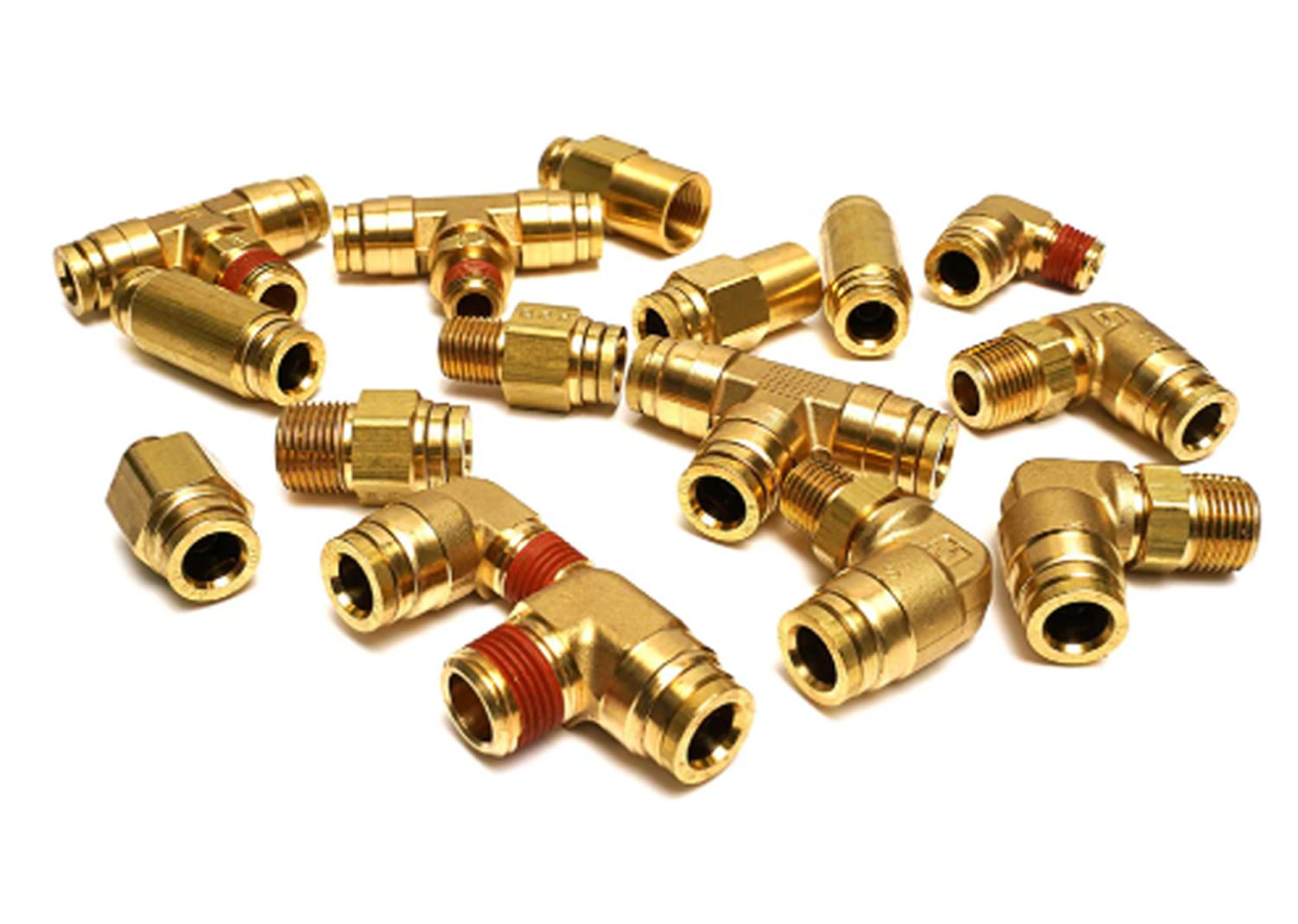 Brass D.O.T Fittings, Push-to-Connect